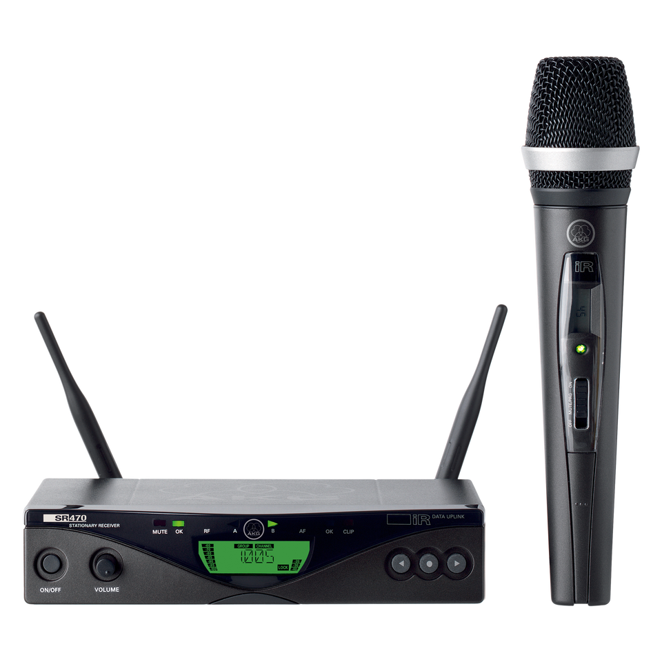 WMS470 Vocal Set D5 - Black - Professional wireless microphone system - Hero