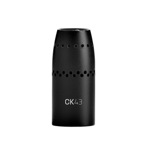 CK43 - Black - Reference supercardioid condenser microphone capsule - Hero