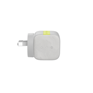 InstantCharger 30W 2 USB - White - Compact USB-C and USB-A PD charger - Right