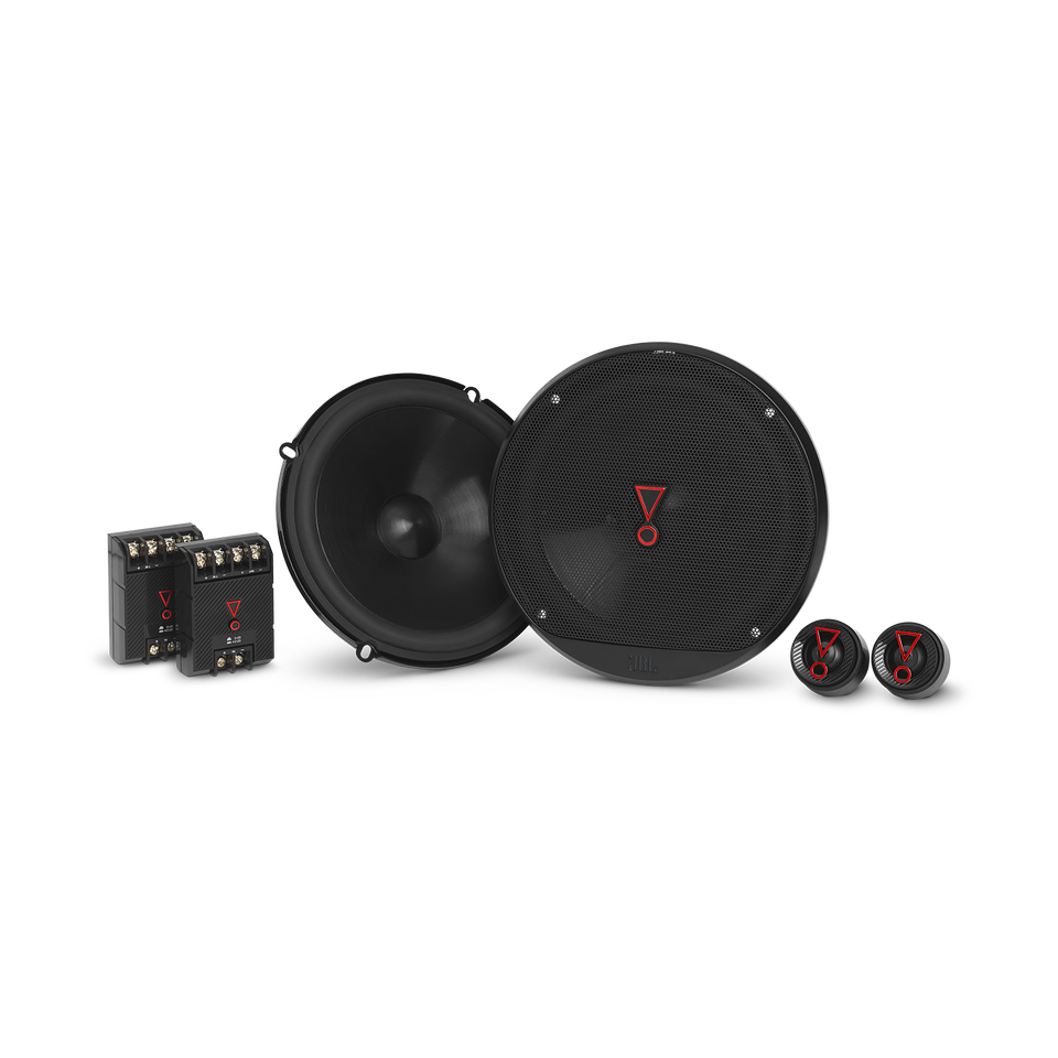 Stage3 607C - Black - 6-1/2" (165mm) 2-Way component system car speaker - Hero