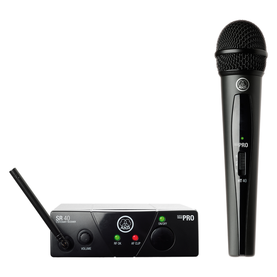 WMS40 Mini Single Vocal Set - Black - Wireless microphone system - Hero