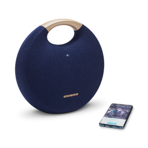 Onyx Studio 5 - Blue - Portable Bluetooth Speaker - Detailshot 1