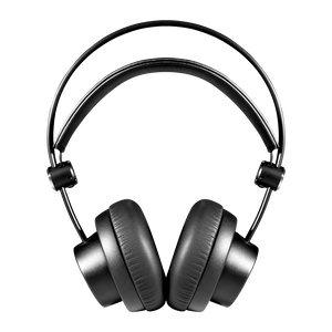 K175 - Black - On-ear, closed-back, foldable studio headphones - Front