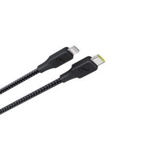 InstantConnect USB-C to Lightning - Black - 20W PD fast charging cable for iPhone® and iPad® - Detailshot 4