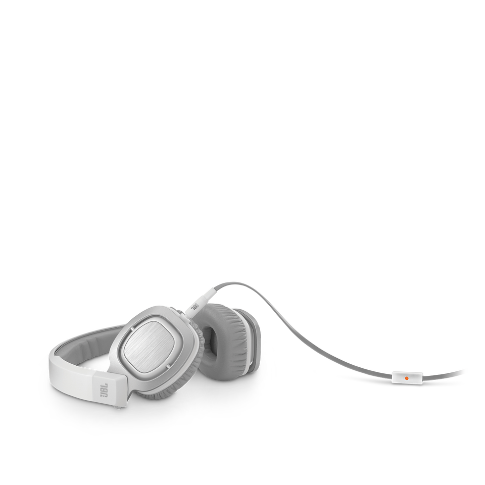 J55a - White - High-performance On-Ear Headphones for Android Devices - Hero