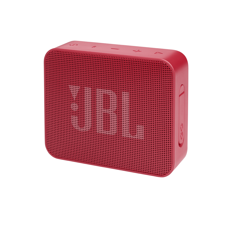 JBL Go Essential - Red - Portable Waterproof Speaker - Hero
