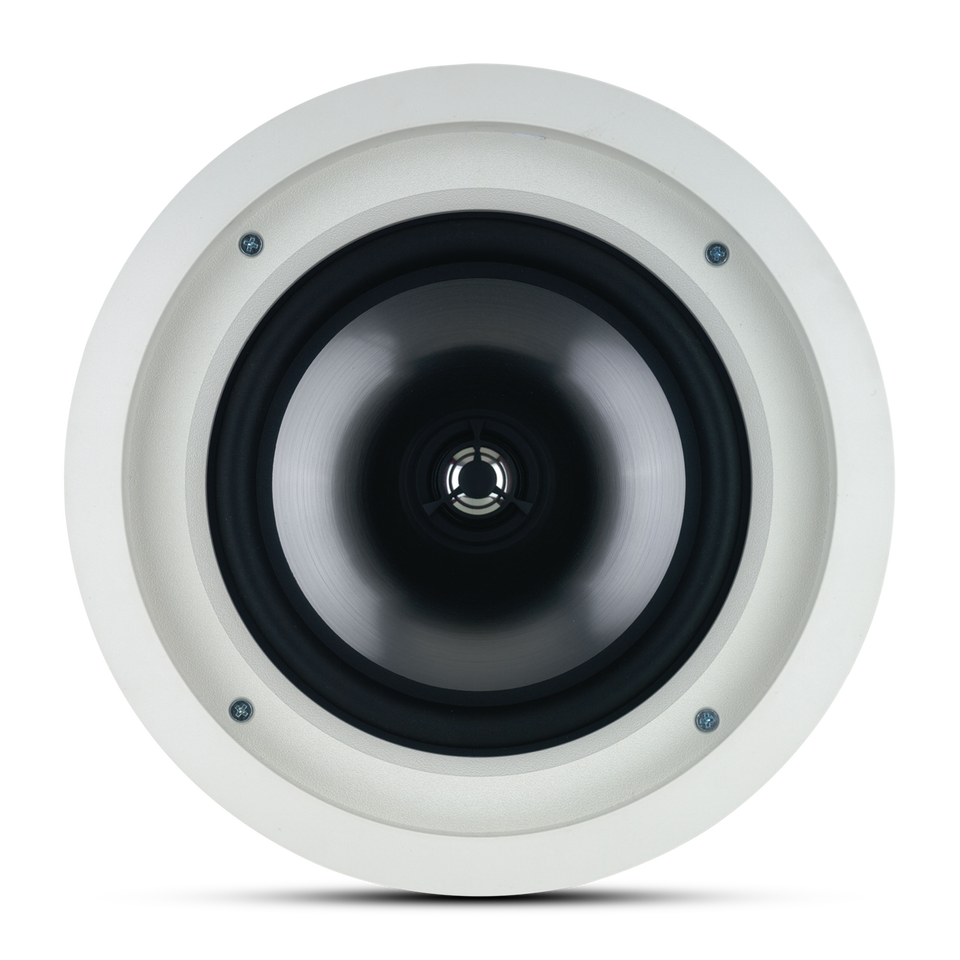 CS 80R - White - 2-Way 8 inch Round In-Ceiling Loudspeaker - Hero