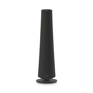 Harman Kardon Citation Tower - Black - Smart Premium Floorstanding Speaker that delivers an impactful performance - Front