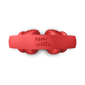 JBL®  Everest™ 300 - Red - On-ear Wireless Headphones - Detailshot 4
