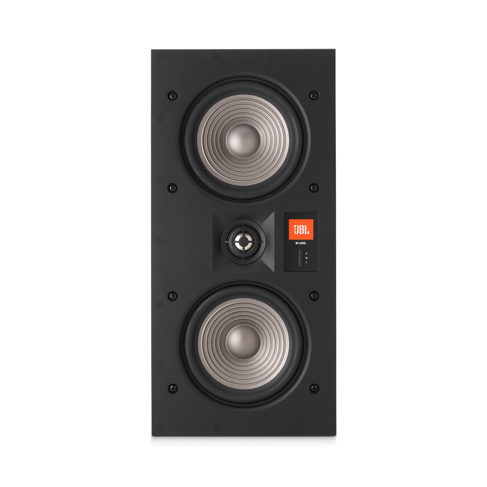 Studio 2 55IW - Black - Premium In-Wall Loudspeaker with 2 x 5-1/4” Woofers - Hero