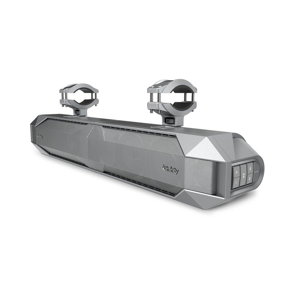 INFINITY KAPPA MARINE SOUNDBAR - Silver - INFINITY KAPPA 4100msb Amplified MARINE Soundbar. - Hero