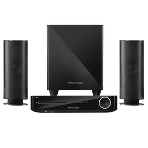 BDS 477 - Black - 2 x 65W 2.1-ch 3-D integrated home theater system with Bluetooth and AirPlay, HKTS 200 - Hero