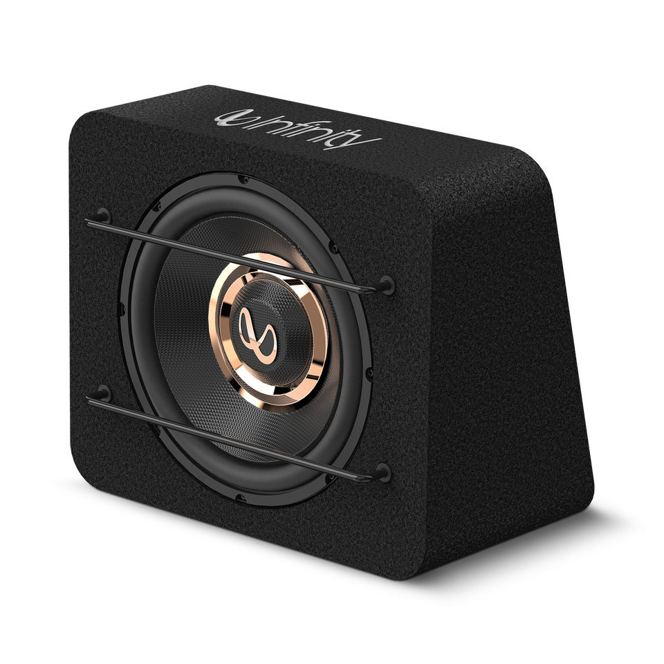 Primus 1270B - Black - Sealed slim enclosure with 12" (300mm) subwoofer - Hero