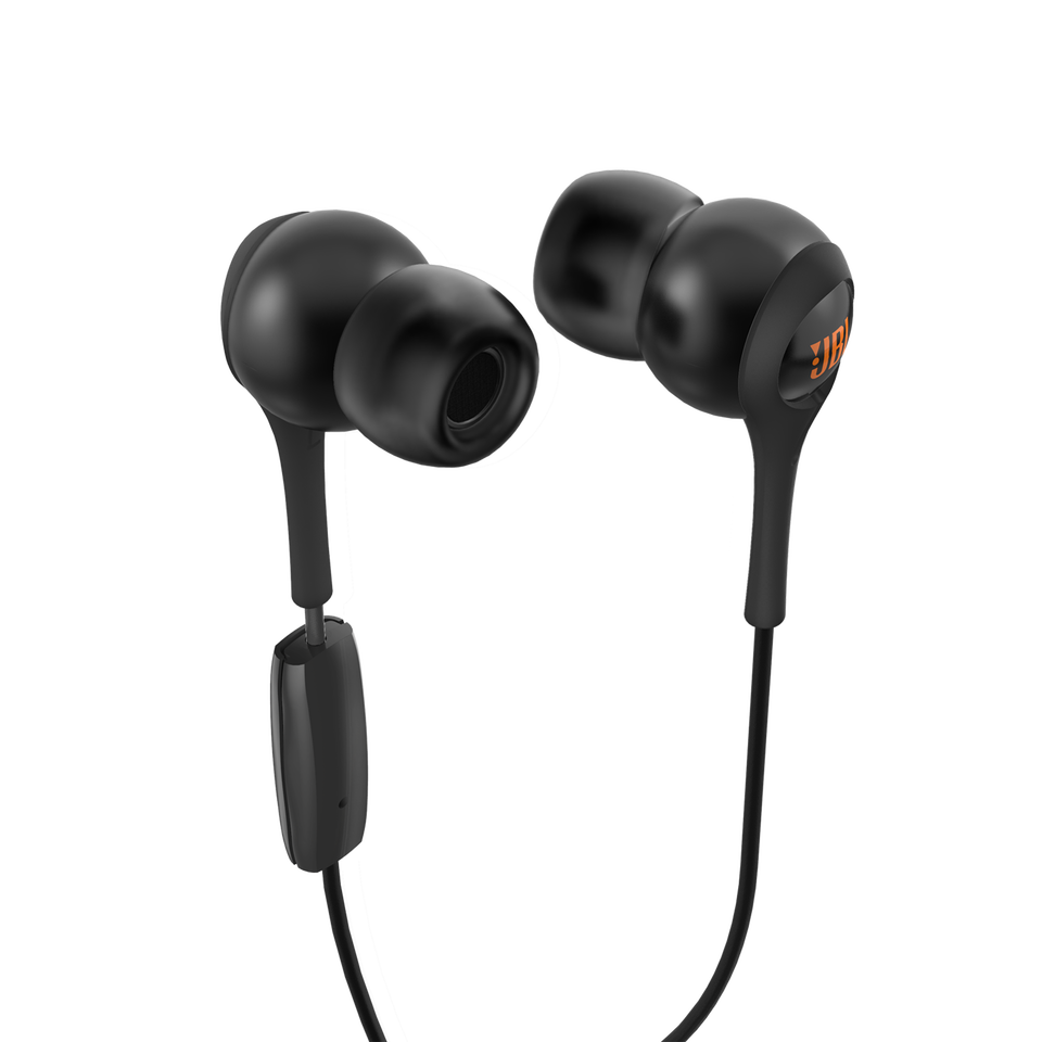 T200A - Black - Stereo in-Ear Headphones - Hero