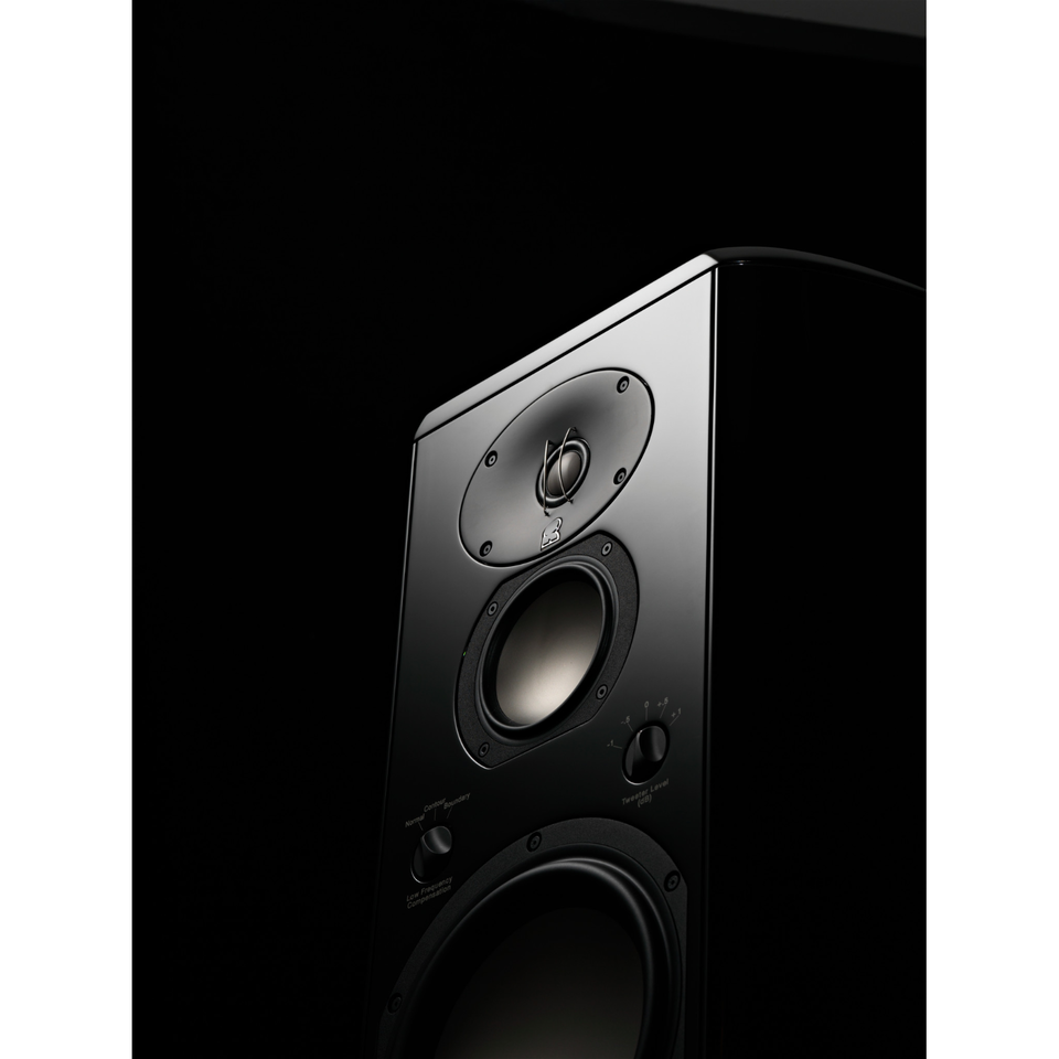 Gem2 - Black Gloss - Ultima2 Loudspeaker Series, 3-Way Bookshelf Loudspeaker - Hero