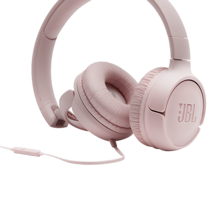 JBL Tune 500 - Pink - Wired on-ear headphones - Detailshot 3