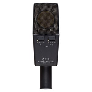 C414 XLS - Black - Reference multipattern 
condenser microphone - Back