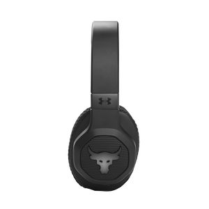 UA Project Rock Over-Ear Training Headphones - Engineered by JBL - Black - Over-Ear ANC Sport Headphones - Detailshot 3