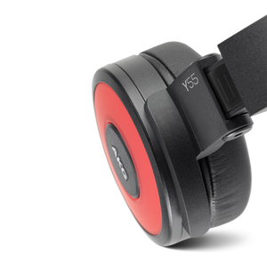 Y55 - Red - High-performance DJ headphones with in-line microphone and remote - Detailshot 2