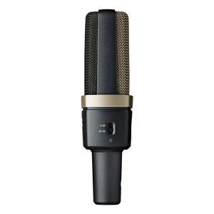 C314 - Black - Professional multi-pattern condenser microphone - Left