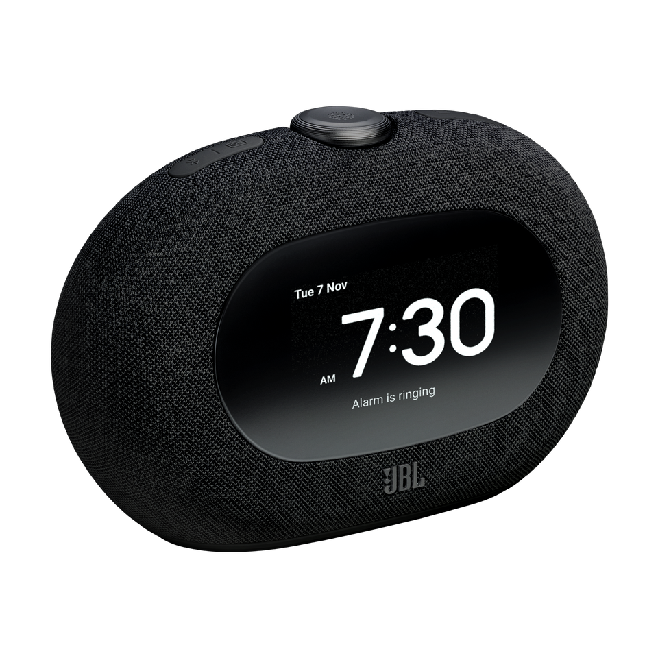 JBL Horizon 3 with FM - Black - Bluetooth® clock radio speaker with FM - Hero