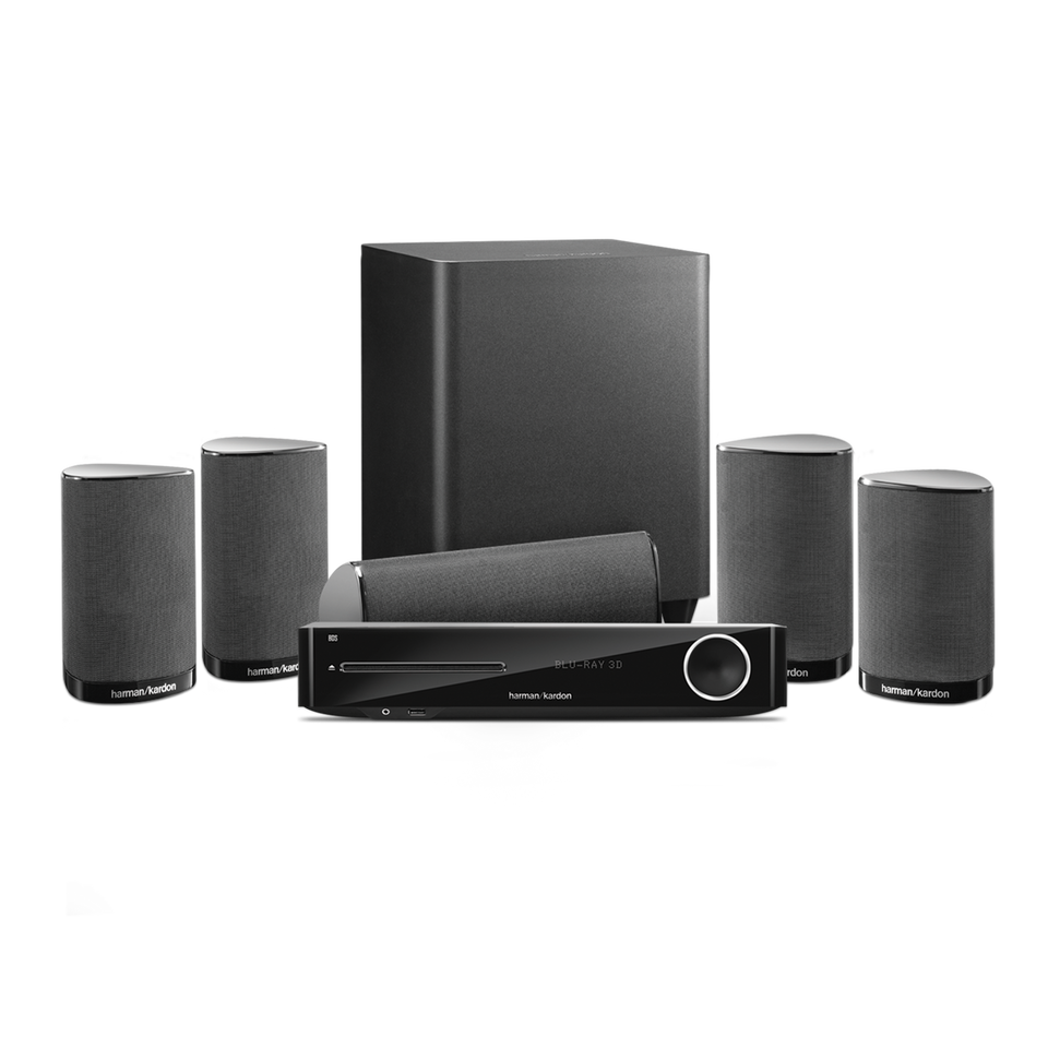 BDS 7772 - Black - 5.1 Home Theater System with 3D Blu-ray Disc Player - Hero