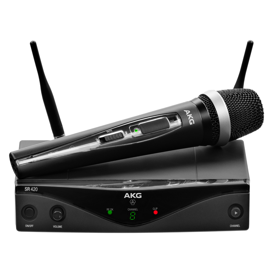 WMS420 Vocal Set Band-A - Black - Professional wireless microphone system - Hero