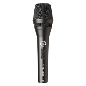 P5 S - Black - High-performance dynamic vocal microphone with on/off switch - Hero