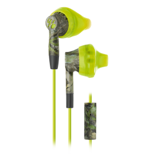 Inspire® 300 Mossy Oak - Green - In-the-ear, sport earphones feature TwistLock® Technology - Hero