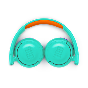 JBL JR300BT - Teal - Kids Wireless on-ear headphones - Detailshot 3