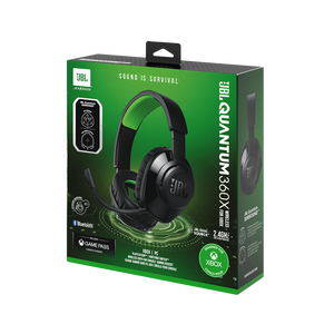 JBL Quantum 360X Wireless for XBOX - Black - Wireless over-ear console gaming headset with detachable boom mic - Detailshot 10