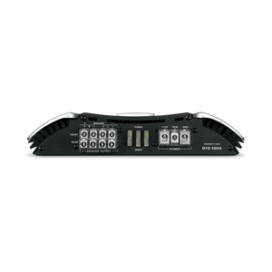 GRAND TOURING GTO 1004 - Black - 600-Watt 4-Channel Full-Range Amplifier (100W RMS x 4 Channels at 4 Ohms) - Detailshot 1