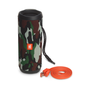 JBL Flip 4 Special Edition - Squad - A full-featured waterproof portable Bluetooth speaker with surprisingly powerful sound. - Detailshot 4