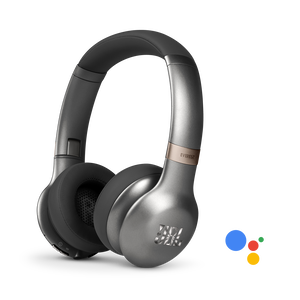 JBL EVEREST™ 310 - Gun Metal - Wireless On-ear headphones - Hero