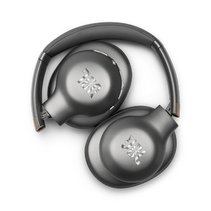 JBL EVEREST™ 710 - Gun Metal - Wireless Over-ear headphones - Detailshot 1