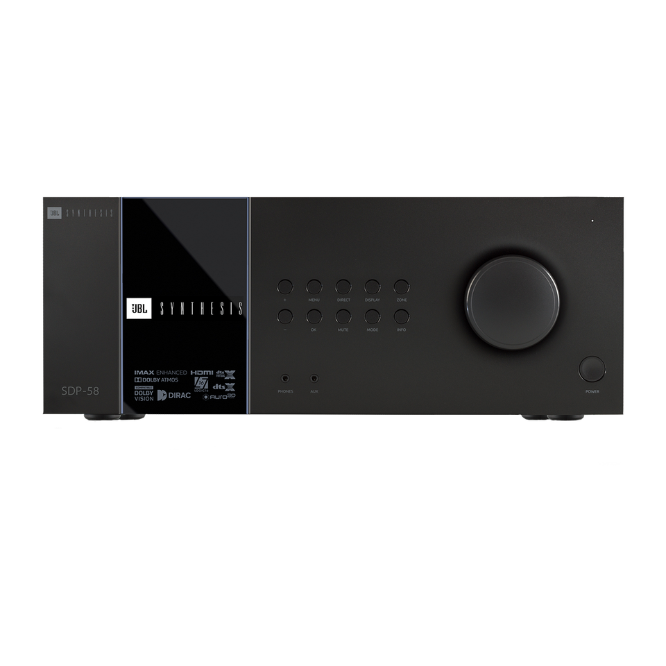 SDP-58 - Black - 16-channel Immersive Surround Sound AV Preamplifier - Hero