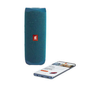 JBL Flip 5 Eco edition - Ocean Blue - Portable Speaker - Eco edition - Detailshot 1