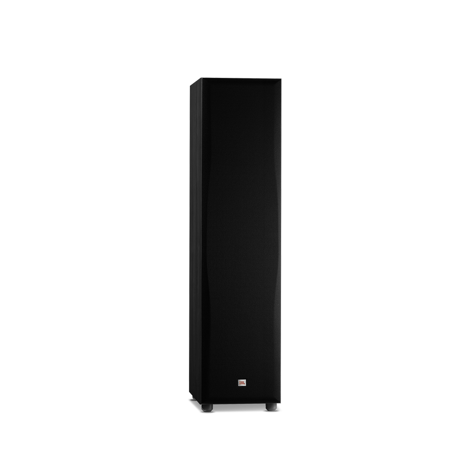 E90 - Black - 225-watt, three-way floorstanding speakers featuring dual 8" woofers - Hero