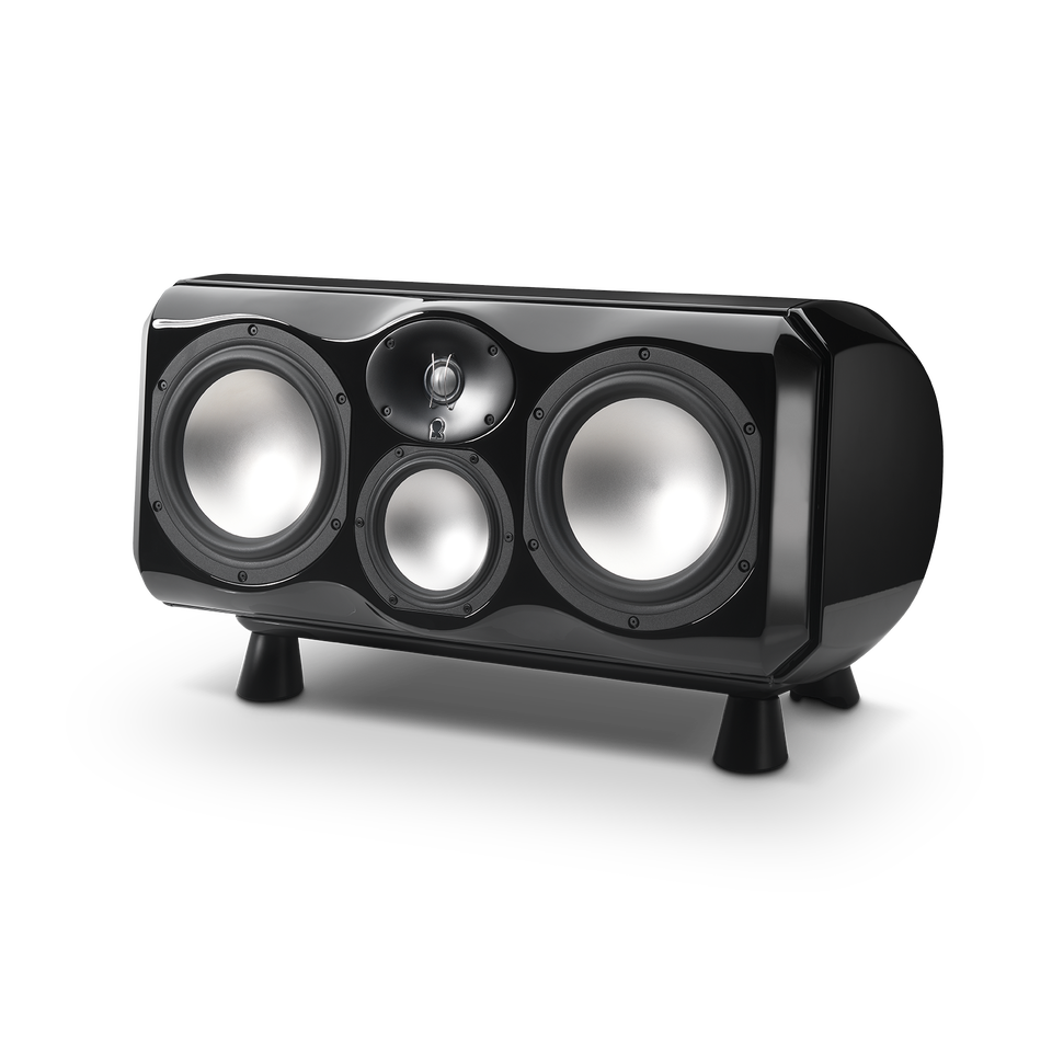 Voice2 - Black Gloss - Ultima2 Loudspeaker Series, 3-Way Center Channel Loudspeaker - Hero