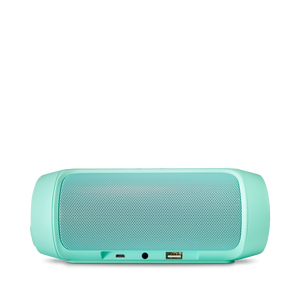 JBL Charge 2+ - Teal - Splashproof Bluetooth Speaker with Powerful Bass - Back