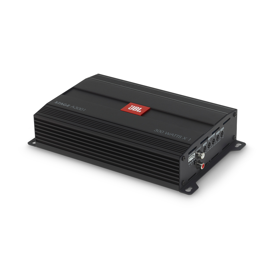 JBL Stage Amplifier A3001 - Black - Class D Car Audio Amplifier - Hero