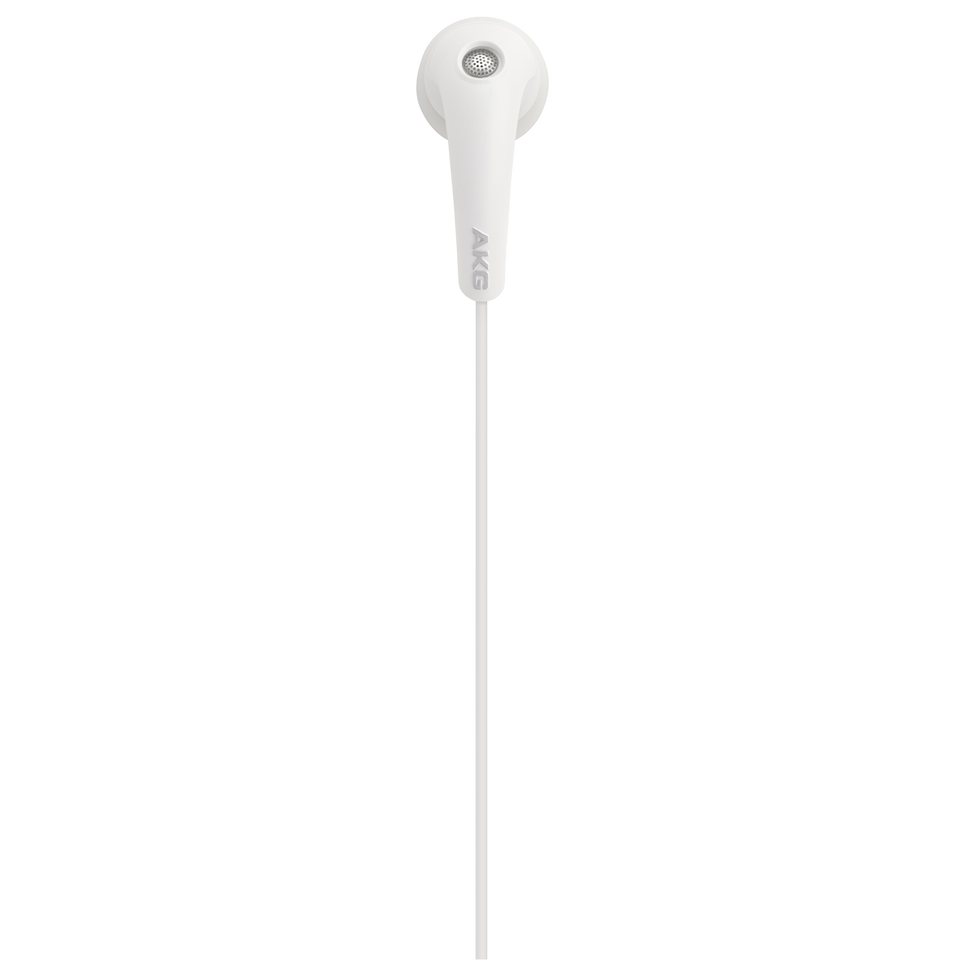 Y 15 - White - Lightweight in-ear headphones with volume control - Hero