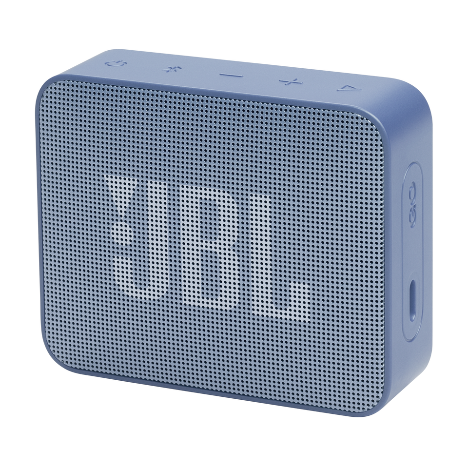 JBL Go Essential 2 - Blue CSTM - Portable Waterproof Speaker - Hero