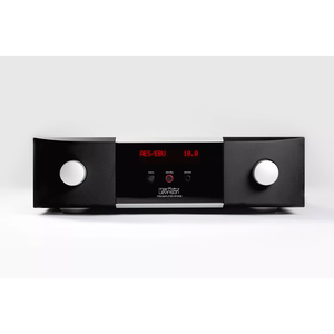 №5206 - Black - Mark Levinson № 5206 preamplifier with Pure Path fully discrete, direct-coupled, dual-monaural line-level class A preamp circuitry, MM/MC phono stage, and Main Drive headphone output. - Front
