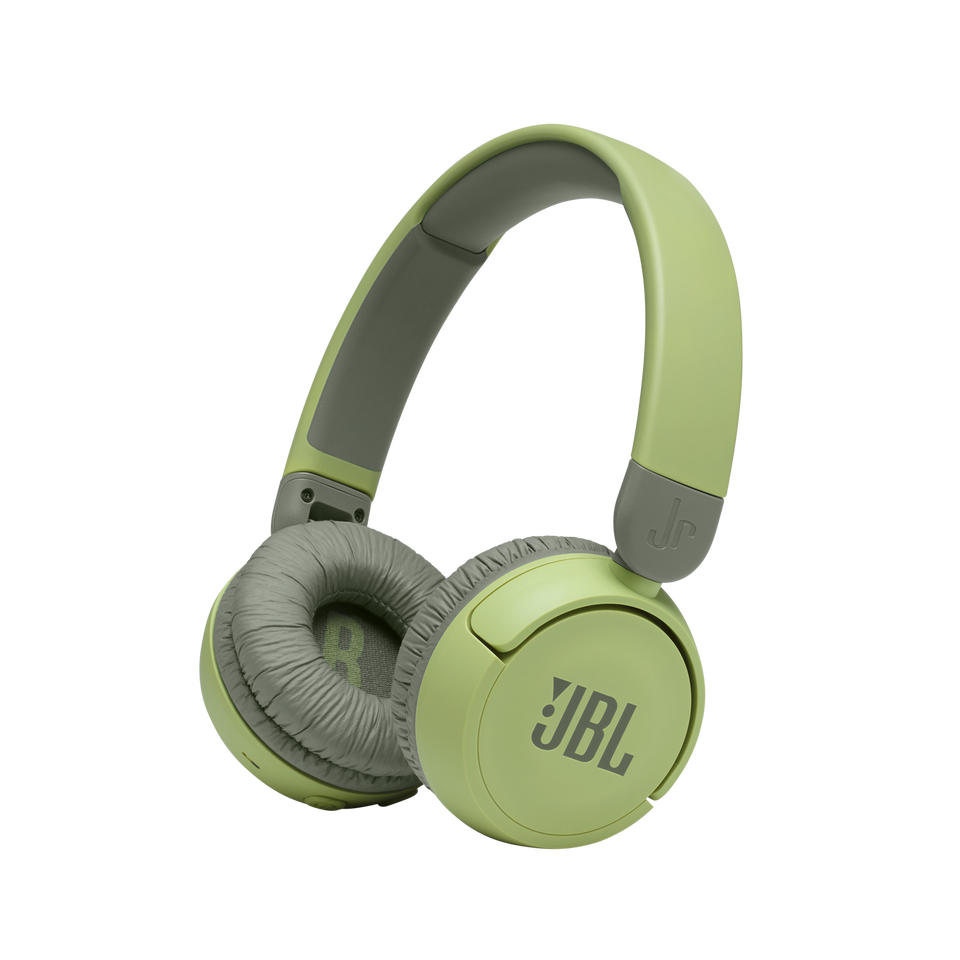 JBL Jr310BT - Green - Kids Wireless on-ear headphones - Hero