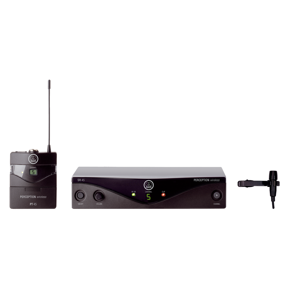 Perception Wireless 45 Presenter Set Band-A - Black - High-performance wireless microphone system - Hero