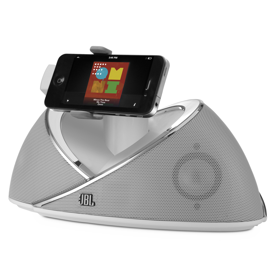 JBL OnBeat - White - High-performance docking station for iOS devices - Hero