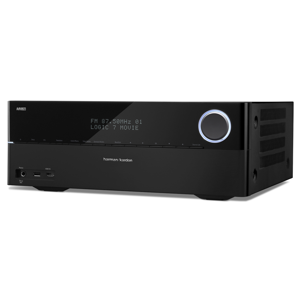 AVR 3700 - Black - Audio/Video Receiver With Dolby TrueHD & DTS-HD Master Audio & HDMI 1.4 (125 watts x 7) 7.2 - Hero
