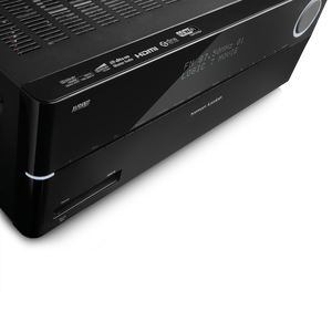 AVR 370 - Black - 7.2-ch, 125-watt AV receiver with HDMI, AirPlay, iOS Direct, Internet radio, USB, 2x HDMI out - Detailshot 1