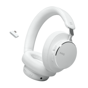AKG N9 Hybrid - White - Wireless over-ear noise cancelling headphones - Hero